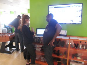 Jennifer Wolfe (Co-organizer Maker Faire Africa) and Emeka Okafor (Curator Maker Faire Africa)