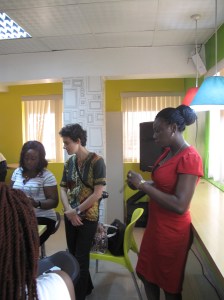 Light Up Your Gele Workshop in progress